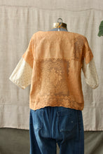 Load image into Gallery viewer, HF173 The Highlands Foundry Natural Cutch Dyed Lace Top