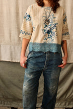 Load image into Gallery viewer, HF177 The Highlands Foundry Blue + Natural Floral Box Top