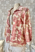 Load image into Gallery viewer, HF189 The Highlands Foundry Red Toile Utility Jacket