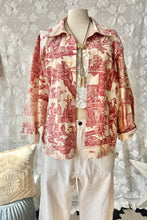 Load image into Gallery viewer, HF189 The Highlands Foundry Red Toile Utility Jacket