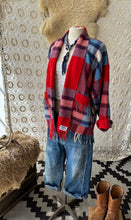 Load image into Gallery viewer, The Highlands Foundry Heritage Red Plaid Blanket Coat