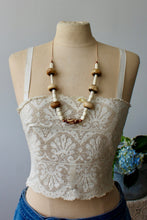 Load image into Gallery viewer, The Highlands Foundry  Large Tan Trade Bead Necklace THF96