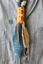 Load image into Gallery viewer, The Highlands Foundry Indigo Mossi Neckerchief THF129