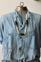 Load image into Gallery viewer, The Highlands Foundry Black Murini Trade bead Necklace THF128