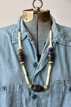 Load image into Gallery viewer, The Highlands Foundry Black Murini Trade bead Necklace THF128