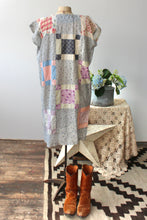 Load image into Gallery viewer, The Highlands Foundry Blue Heirloom Quilt Dress THF91