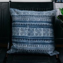 Load image into Gallery viewer, Indigo Hill Tribe Pillow