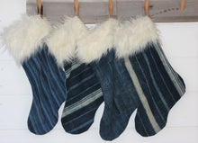 Load image into Gallery viewer, Indigo Holiday Stockings