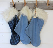 Load image into Gallery viewer, Indigo Holiday Stockings