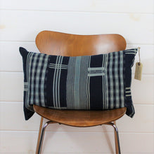 Load image into Gallery viewer, Indigo Kente Lounge Pillow