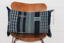 Load image into Gallery viewer, Indigo Kente Lounge Pillow