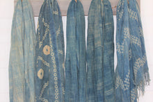 Load image into Gallery viewer, Light Indigo Fringe Scarves