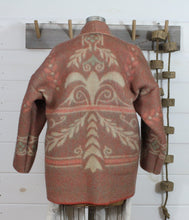 Load image into Gallery viewer, The Highlands Foundry Rose Floral Heritage Blanket Coat THF140
