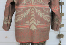 Load image into Gallery viewer, The Highlands Foundry Rose Floral Heritage Blanket Coat THF140