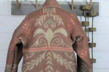 Load image into Gallery viewer, The Highlands Foundry Rose Floral Heritage Blanket Coat THF140