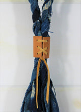 Load image into Gallery viewer, Indigo Mud Cloth Neckerchief