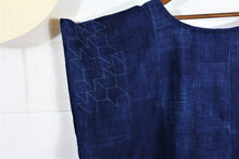 Load image into Gallery viewer, Sashiko Stitch Indigo Top (SOLD)