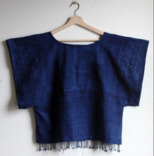 Load image into Gallery viewer, Sashiko Stitch Indigo Top (SOLD)