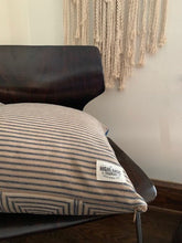 Load image into Gallery viewer, Natural Dyed Ticking Pillow