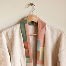 Load image into Gallery viewer, Natural Mud Cloth Quilt Back Jacket