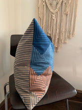 Load image into Gallery viewer, Natural Dyed Ticking Pillow