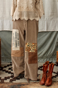 HF152 The Highlands Foundry Patched Corduroy Work Pants