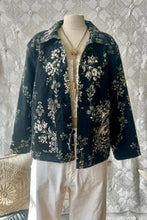 Load image into Gallery viewer, HF190 The Highlands Foundry Black Toile Utility Jacket