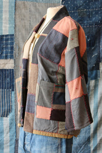 The Highlands Foundry Wool Crazy Quilt Haori Jacket THF147