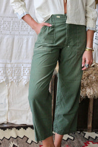 HF233 Vintage Army Fatigue Pants Selected By The Highlands Foundry