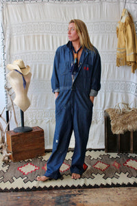 HF235 Vintage Denim Coverall Selected By The Highlands Foundry