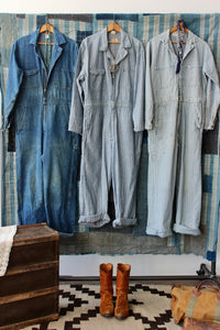 HF178 Vintage Blue Bell Herringbone Coverall selected by The Highlands Foundry