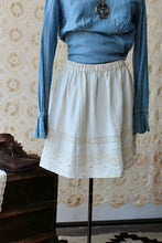 Load image into Gallery viewer, The Highlands Foundry Heirloom Midi Linen Embroidered Skirt THF97
