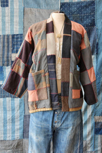The Highlands Foundry Wool Crazy Quilt Haori Jacket THF147