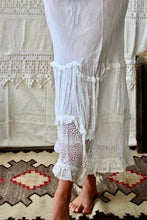 Load image into Gallery viewer, HF226 Vintage White Eyelet Tiered Skirt Selected by The Highlands Foundry