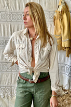 Load image into Gallery viewer, HF228 Vintage Tan Western Shirt Selected By The Highlands Foundry