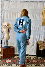 Load image into Gallery viewer, HF236 The Highlands Foundry Quilt Patch Denim Coverall