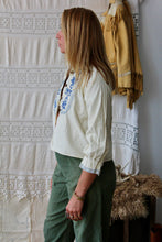 Load image into Gallery viewer, HF232 Vintage Bird Embroidered Button Front Shirt Selected by The Highlands Foundry