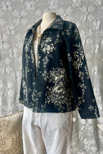 Load image into Gallery viewer, HF190 The Highlands Foundry Black Toile Utility Jacket