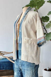 THF23 The Highlands Foundry Natural Mossi + Ikat Jacket