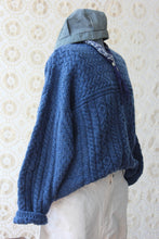 Load image into Gallery viewer, Vintage Navy Fisherman&#39;s Sweater Selected by The Highlands Foundry THF131