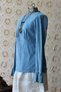 Vintage Ralph Lauren Chambray Top Selected by The Highlands Foundry THF113