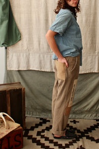 HF152 The Highlands Foundry Patched Corduroy Work Pants