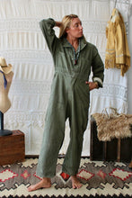 Load image into Gallery viewer, HF237 Vintage Olive Herringbone Coverall Selected By The Highlands Foundry