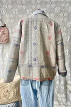 Load image into Gallery viewer, HF185 The Highlands Foundry Natural Kantha Quilt Utility Jacket