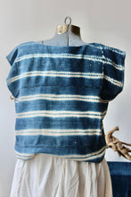 Load image into Gallery viewer, The Highlands Foundry Indigo Shibori Top THF8
