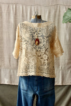 Load image into Gallery viewer, HF172 The Highlands Foundry Natural Heirloom Crochet Top