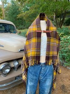 The Highlands Foundry Wool Blanket Poncho
