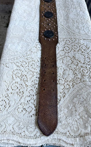 Vintage Stud Leather Belt