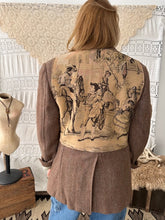 Load image into Gallery viewer, Tapestry Back Upcycled Blazer