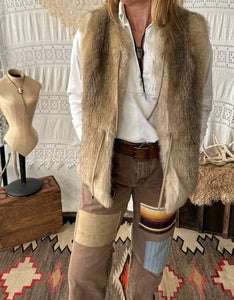 Vintage Fur Vest